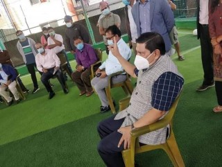 प्रवक्ता नारायणकाजीद्वारा नागार्जुन नगरपालिकामा  रहेको आइसोलेसन सेन्टरको ढल र फोहोर व्यवस्थापन गर्न  निर्देशन