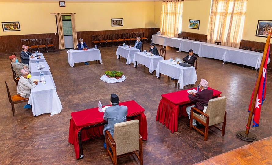 सुरक्षा थ्रेट भन्दै बालुवाटारमा बोलाइयो नेकपा सचिवालय बैठक
