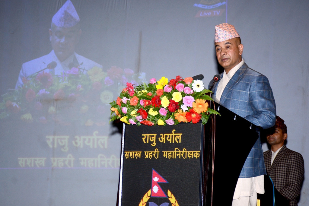 सशस्त्र प्रहरी महानिरीक्षक अर्यालबाट शुभकामना व्यक्त
