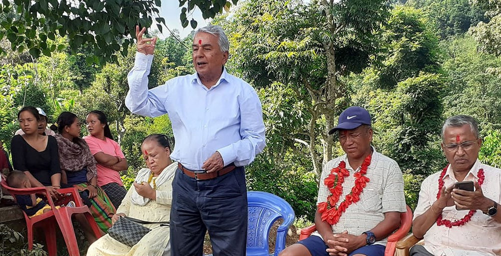कांग्रेसको नेतृत्वमा बनेको संविधानले सबैलाई अधिकार दिएको छ : नेता पौडेल