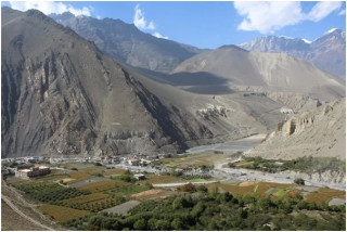 जलवायुजन्य विपद्को चपेटामा मुस्ताङ