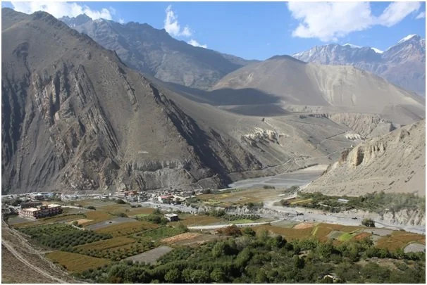 जलवायुजन्य विपद्को चपेटामा मुस्ताङ