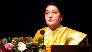 पूर्वराष्ट्रपति भण्डारी स्याङ्जामा : शाह वंशको कुलदेवताको रुपमा रहेको आलमदेवीमा पूजा गर्ने