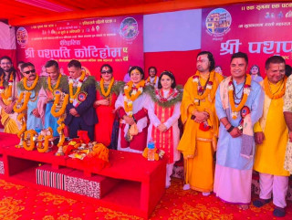 पशुपतिमा एक महिनासम्म चल्ने कोटिहोम महायज्ञ सुरु