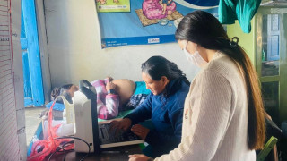 गोरखामा गर्भवतीलाई निःशुल्क भिडियो एक्सरे सेवा