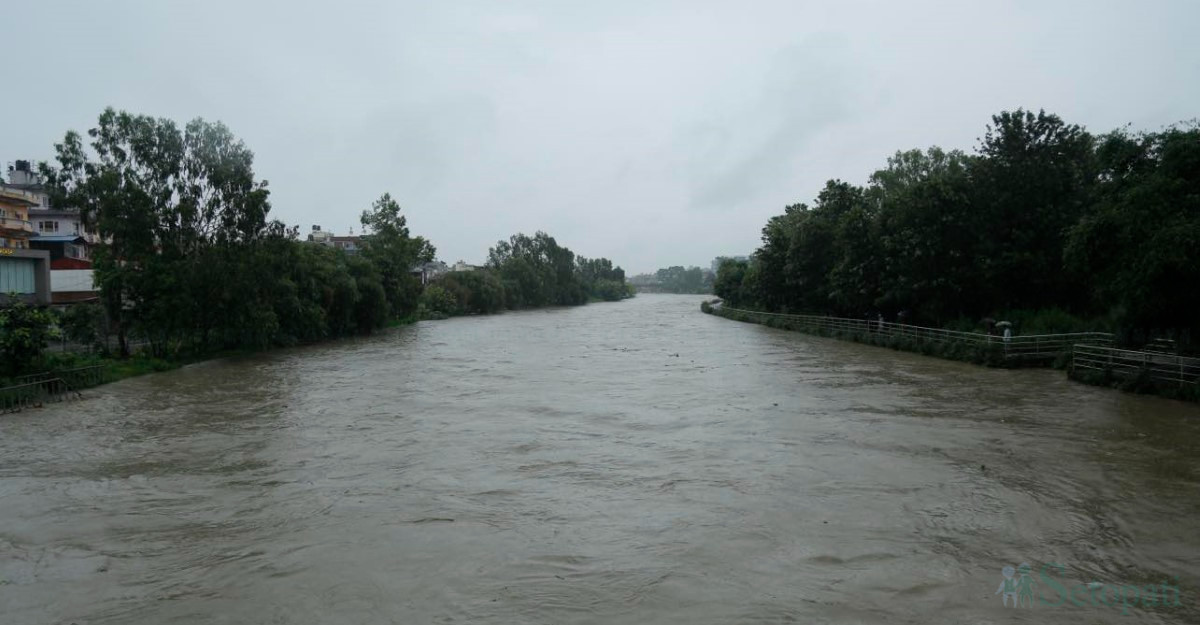 वाग्मती नदीमा छाडियो मेलम्चीको पानी