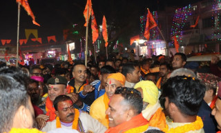 रामजानकी विवाह महोत्सव : अयोध्याबाट नेपाल आइपुगे ५०० जन्ती