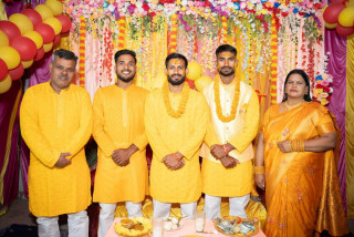 नेपालका चर्चित क्रिकेटर दाजुभाई आसिफ शेख र आरिफ शेखले एकै दिन बिहे गर्दै