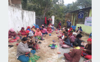 तनहुँका ५० जना महिलालाई ढकिया बुन्ने तालिम