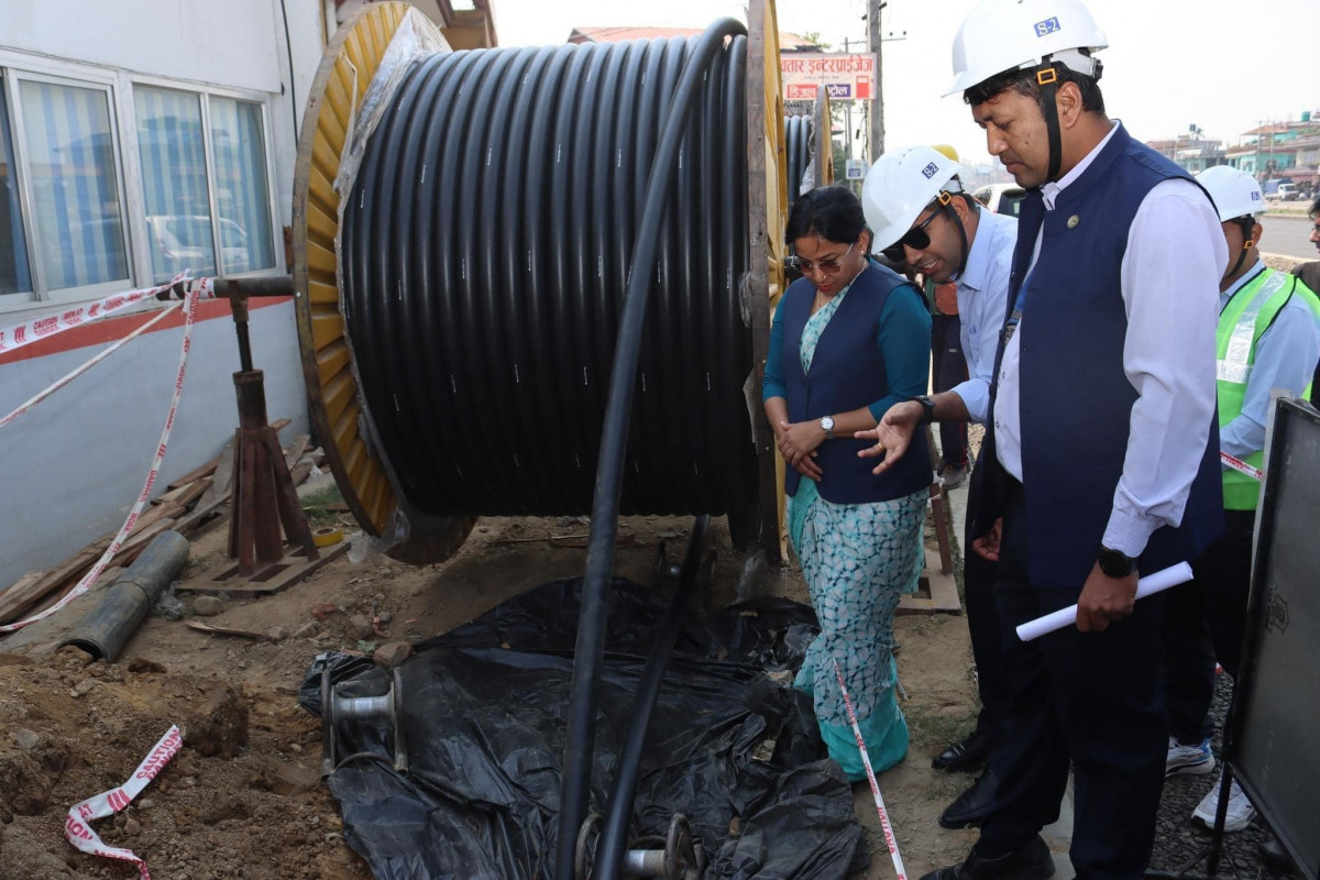 भरतपुरमा भूमिगत विद्युतीकरणको परीक्षण सुरु