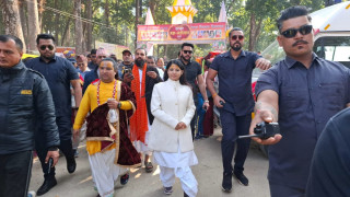 देवघाटबाट देवी प्रतिभा फर्किइन्, कान्छी अनुराधाले शुरु गरिन् कथावाचन
