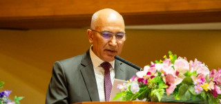 राजस्व सङ्कलनमा चाप छ, लक्ष्य भेट्ने गरी काम गरौँः अर्थमन्त्री पौडैल