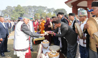 राष्ट्रपति पौडेलबाट सोनाम ल्होसारको शुभारम्भ