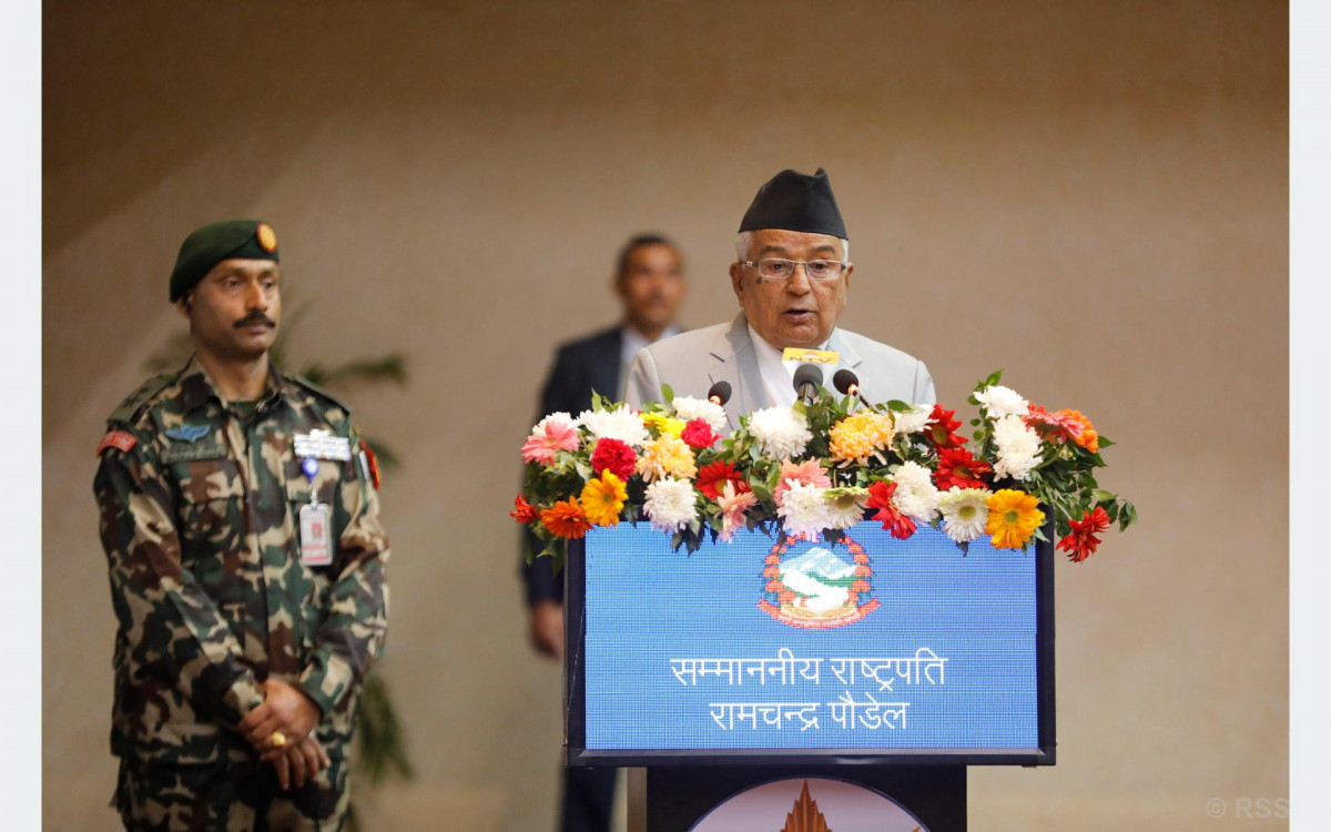 भ्रष्टाचारसम्बन्धी अनुसन्धानलाई आधुनिकीकरण गर्दै लैजानुपर्नेमा राष्ट्रपतिको जोड