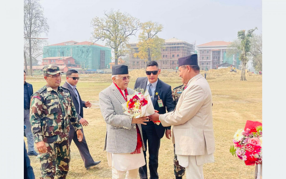 प्रधानमन्त्री ओली दाङमा