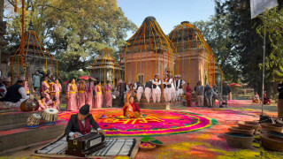 ‘झिंगेदाउ–२’ को विशेष गीत ‘आमाको महिमा’ को छायांकन मृगस्थलीमा