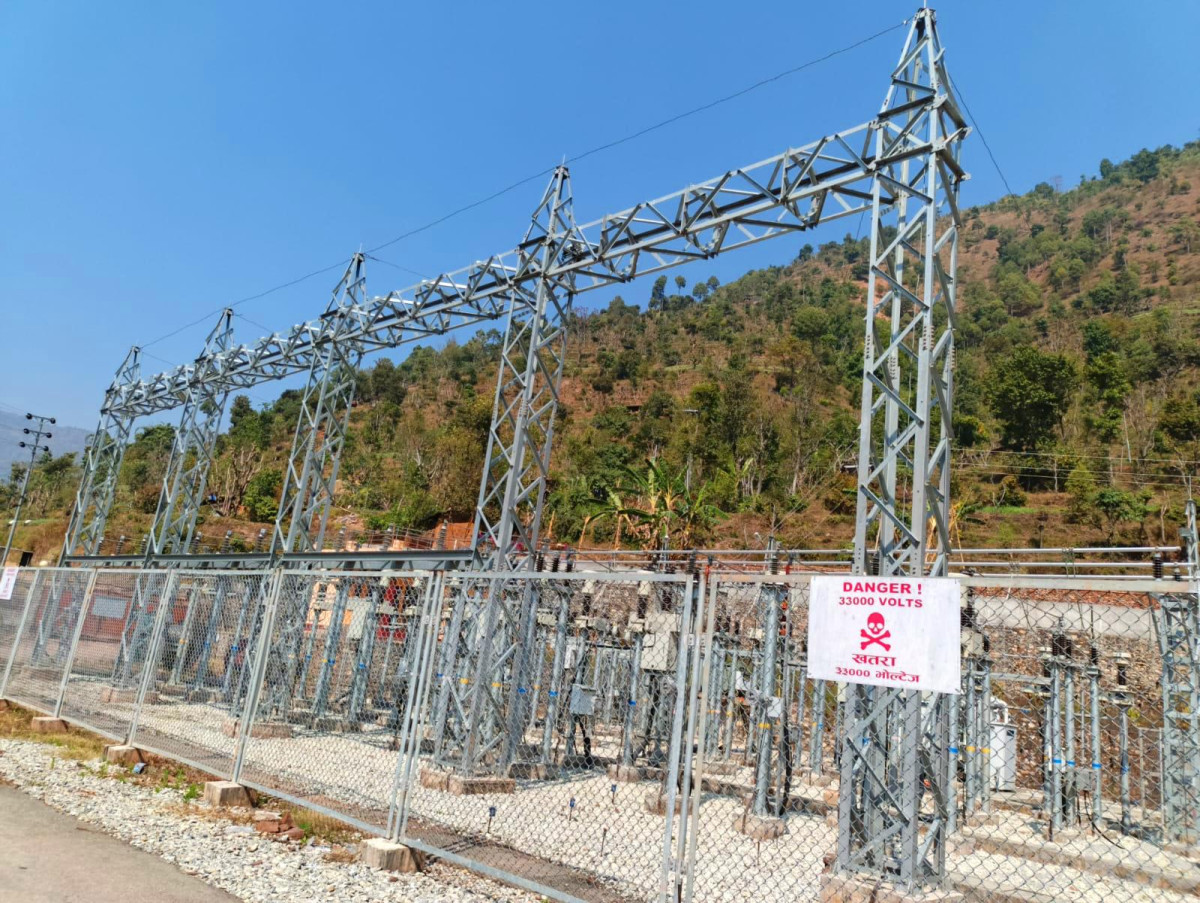 सञ्चालनमा आयो १३२ केभीको बुर्तिबाङ सवस्टेसन
