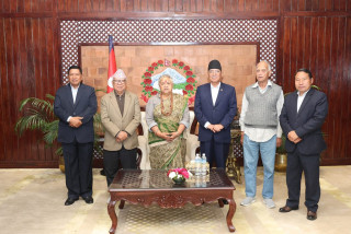 निर्वाचन सफल पार्न भूमिका खेलेकोमा नेकपालाई प्रधानमन्त्रीले दिइन् धन्यवाद