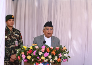 जनताले प्रकट गरेको स्वतन्त्रता, सामाजिक न्याय र समृद्धिका लागि एकजुट भएर काम गर्नुपर्छः राष्ट्रपति