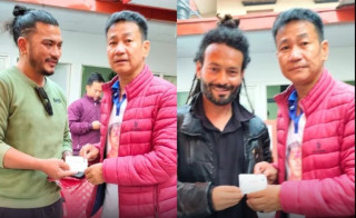 ‘हर्के हवलदार’का निर्देशकसहितका कलाकार हर्कको पार्टीमा