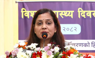 स्वस्थ नेपाल निर्माण गर्नु हाम्रो प्राथमिकता होः स्वास्थ्यमन्त्री मेहता