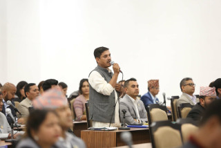लापिलाङ पहिरोबारे सांसद खरेलको ध्यानाकर्षणः तत्काल समाधानको माग