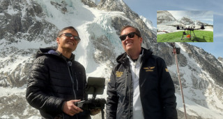 अमेरिकन ड्रोन एभरेष्ट बेसक्याम्पमा उद्घाटन
