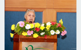 शक्तिमा आइयो भनेर विपक्षलाई पूरै निमिट्यान्न गराउँछु भन्नेतिर लाग्नु हुँदैन : सुशीला कार्की