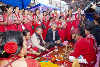 सामूहिक कुमारी पूजा