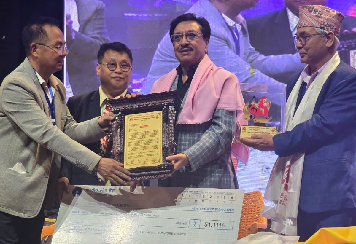 अम्बर गुरुङ स्मृति सङ्गीत पुरस्कार शम्भुजीतलाई